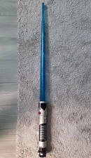 Hasbro Star Wars Obi-Wan Kenobi Blue Lightsaber Toy 1999 Phantom Menace-preowned picture