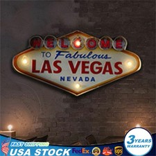 Retro Las Vegas Logo Neon Light Sign Wall Hanging Lamp Whiskey Bar Neon Light picture