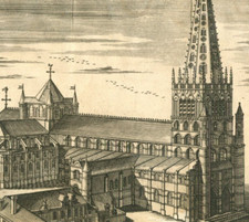 1720 original Church of Notre Dame Cambrai Paris France by Jacobus Harrewijn picture