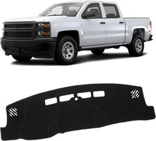 KUST Black Dash Cover for 2014-2018 Chevy Silverado/Gmc Sierra 1500, 2015-2019 S picture