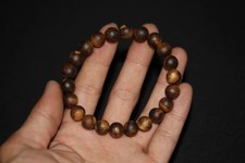 Rare Kynam Agarwood Bracelet 9mm | Pure Oud Kyara | Strong Fragrance Gift picture