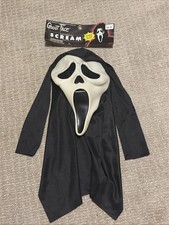 NOS Vintage 1997 Easter Unlimited Fun World DIV Ghost Face Scream Mask 9206 picture