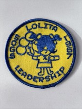 Vintage 1967 SOGS Patch Lolita Leadership Blue and Yellow Patch GSA picture