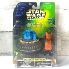 1998 Kenner Star Wars POTF Band Pairs - MAX REBO & DODA BODONAWIEEDO picture