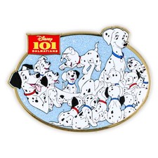Disney 101 Dalmatians 65th Anniversary Glitter Enamel Pin picture