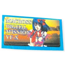 Sony PlayStation Ps1 Macross Digital Mission VF-X  Bandai Memory Card Sticker picture