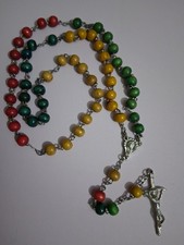 Rosario Misionero con cuentas de madera, missionary rosary, christian picture