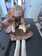 Christmas Jewels Rag Doll 28” Holiday Angel Style NWT Large Christmas Decor picture