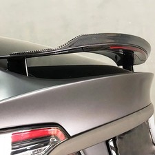 JCING Model X Carbon Fiber Trunk Spoiler Wing for Tesla Model X 2016-2023 Rea... picture