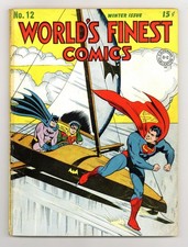 World's Finest Comics #12 GD+ 2.5 1943 picture