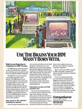 1986 CompuServe IBM Forums Original Advertisement v4 picture