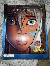 New Vintage 2001 Disney Atlantis Lost Empire Mark Of Princess Book & Tattoos picture