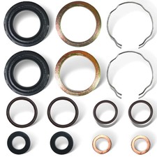 41mm Fork Seal Kit 3PCS Compatible 1984-2017 Motorcycle Front Fork Replace USNew picture