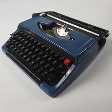 1973 Vendex 750 Typewriter Rare Cubic Techno Typeface + Original Case picture