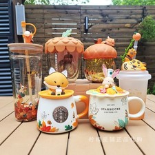 Classical Starbucks Autumn Series Cup Collection: Fox Glass，Fox Ceramic Mug picture