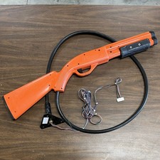 SAMMY Sega Atomiswave Orange Gun Kit w/ Cord + Anchor Mount Shotgun * Untested picture