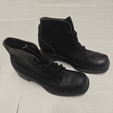 ORIGINAL BRITISH/AUSTRALIAN MILITARY LEATHER COMBAT BOOTS picture