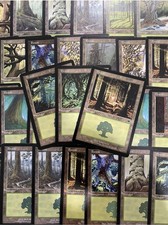 MTG - 25 x Vintage Forests - Magic The Gathering picture