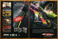 1999 Re-Volt Playstation 1 PS1 N64 PC Vintage Print Ad/Poster Official Promo Art picture