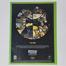 NBA Inside Drive 2003 Microsoft Xbox 112% Print Ad/Poster Promo Art picture