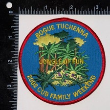 Vintage BSA 2002 Cub Family Weekend Jungle of Fun Bogue Tuchenna District Patch picture