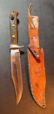 Vintage 1966 Puma 6396 Original Bowie Knife w Original Sheath 53606 Stags picture