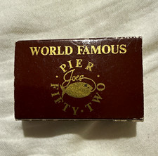 World Famous Pier Joe's Fifty-Two Matchbook 163 W 52nd St New York City picture