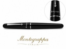 Montegrappa Elmo Black Fountain Pen Italic Nib 1.1 NOS picture