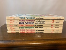 Volumes 1 - 7 Disney Presents Educational Book Series Hard Cover Spanish Lanuage picture