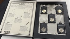 ZIPPO 2005 STATE QUARTERS VOLUME 7 LIGHTERS SET OF 5 LTD ED SEALED IN BOX #558 picture