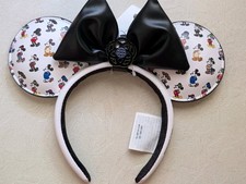 Disney Parks EPCOT World Showcase Global Outfits Removable Bow Ears Headband New picture