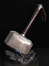 [Full Metal] Thor Hammer Replica Mjolnir Prop Collector Halloween Cosplay picture