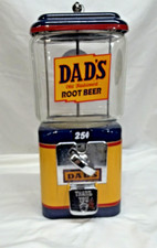 Acorn 25¢ Gum Dispenser Dad’s Root Beer Theme Vintage Very nice.  Last one picture