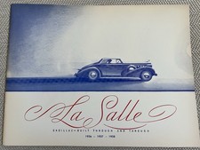 CADILLAC LASALLE FOR 1936-1937 and 1938 REPRINT CATALOGUE picture