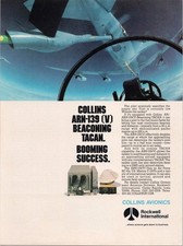 Collins Avionics ARN-139(V) TACAN Military Aviation Vintage Magazine Ad 1990 picture