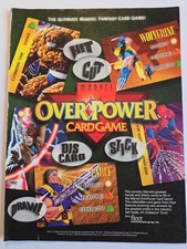 ​Vintage 1995 Gaming Magazine Lot Marvel OverPower Ad Demon's Crest Blackthorne  picture