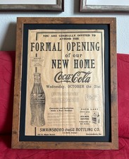 1931 Swainsboro Coca-Cola Bottling Formal Opening Full-Page Newspaper Ad Colored picture