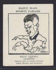 Daily Mail Sports Parade Football Trade Card ...1955 Billy Liddell Liverpool ... picture