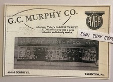 1950 TARENTUM PA. G.C. MURPHY CO. ALLEGHENY VALLEY’S LARGEST STORE NEW POSTCARD picture