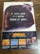 SOLDIERS of FORTUNE: SEGA or SNES Game Original Trimmed Paper Advertisement 1993 picture