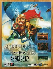 1997 BUGRIDERS: The Race of Kings PS1 Playstation 1 Print Ad/Poster Official Art picture