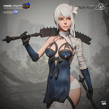 Kaine NieR Replicant 1:6 Scale Unpainted Resin Garage Kit Android Fantasy Figure picture