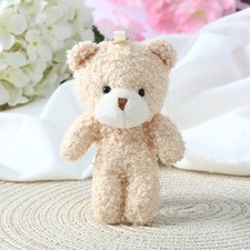 Mini Teddy Bear Plush Toy， Big Head Bear Pendant Soft Stuffed Doll Gift for Kids picture
