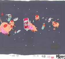 Rugrats Original 1990's Production Cel Animation Art 90's Nickelodeon Milkly Way picture
