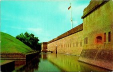 Cockspur Island GA FOrT Pulaski Postcard unused (20374) picture
