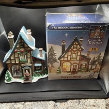 Lemax Carole Towne Coffee Shop The 2000 Collection. EX Cond. Original Box Rare picture