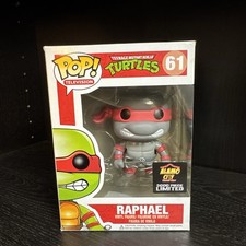 Funko Pop TMNT Raphael Alamo City Grayscale 61 2000 PCS + Protector Not Mint picture