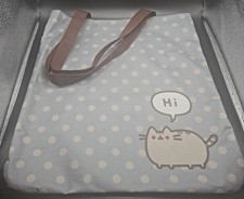 PUSHEEN HI - POLKA DOT GREY GRAY TOTE BAG ISSAC MORRIS LTD. 2016 picture