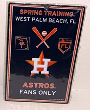 Loot Crate Houston Astros Metal Embossed Wall/Hanging Sign 2018 picture