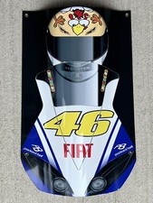 WOW Yamaha MotoGP Racing  Rossi Motorcycle Front View Curved Sign picture